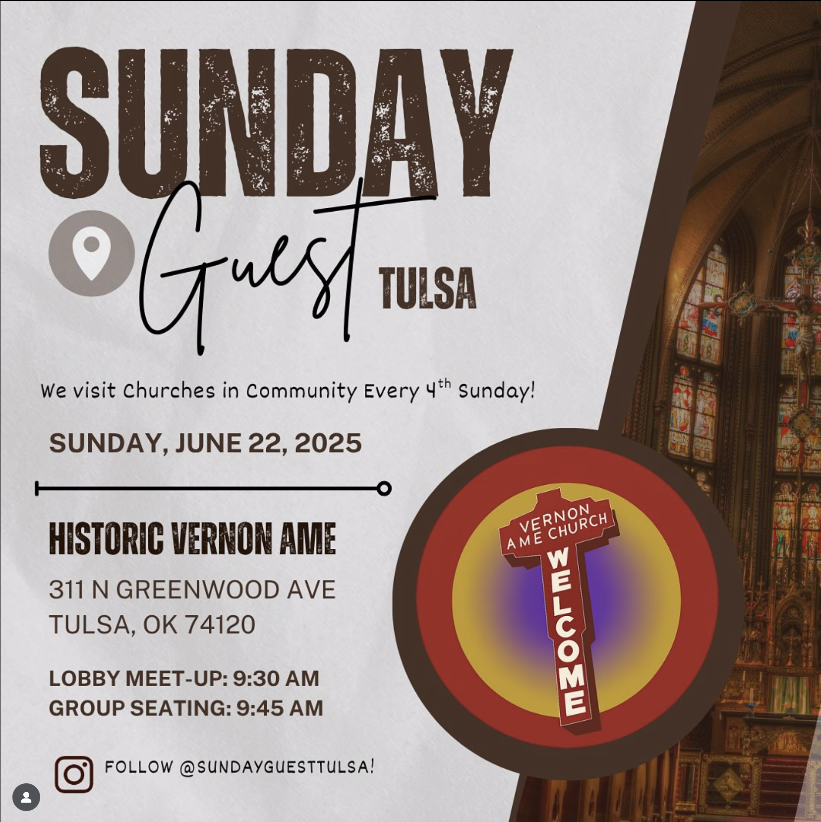 Sunday Guest - Historic Vernon AME
